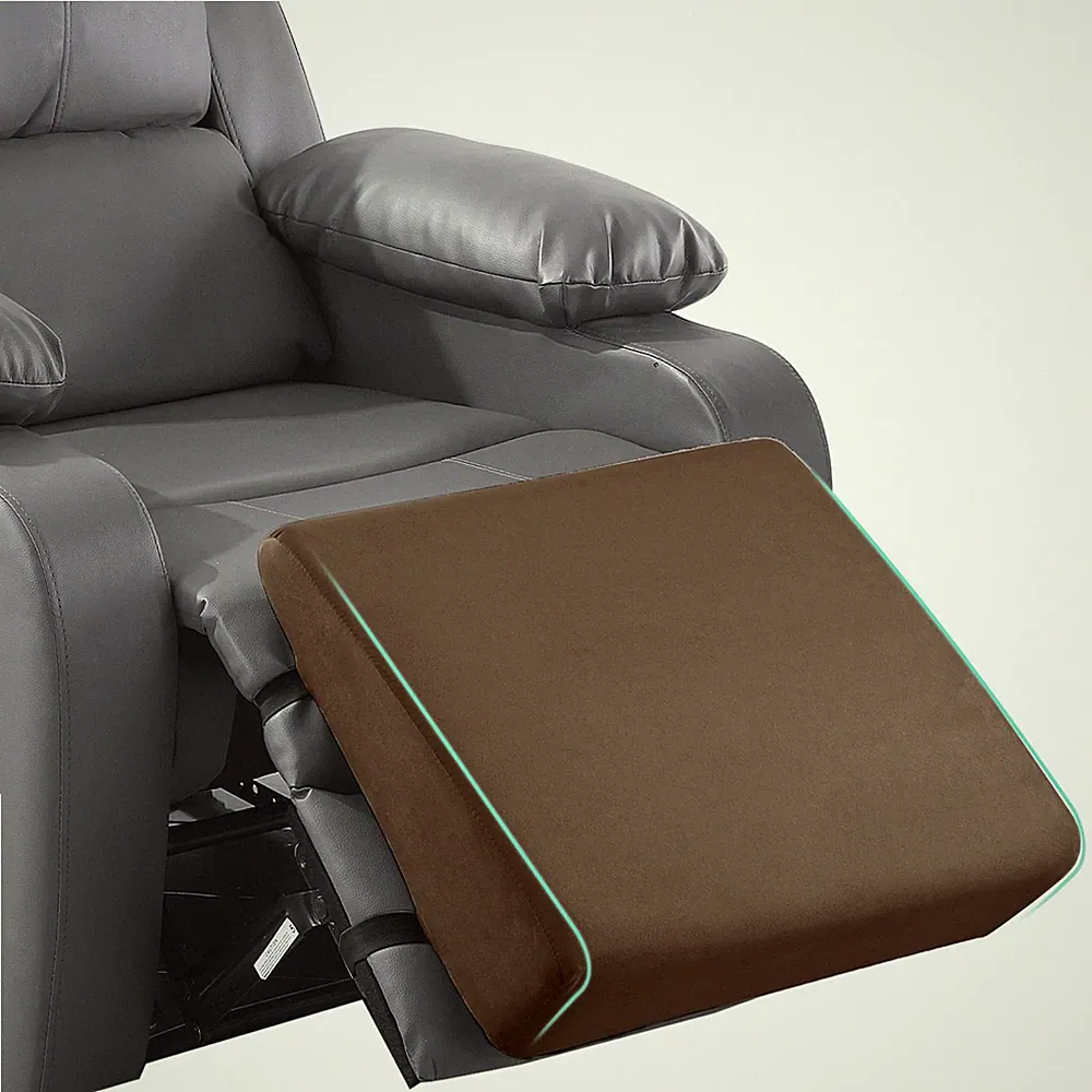 BALAPET Large Recliner Leg Pillow, Memory Foam 20x16x5inch, Coffee