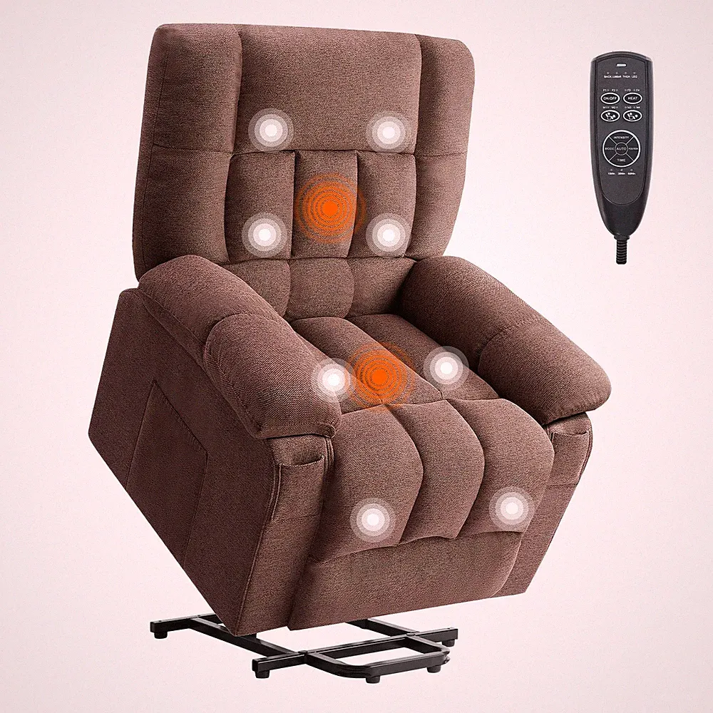 Elderly Electric Power Lift chair Massage Recliner Chair Lazy Heated Lounge Sofa