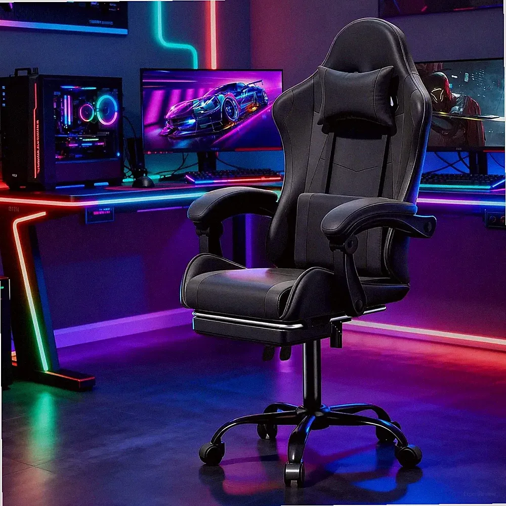Black massage recliners