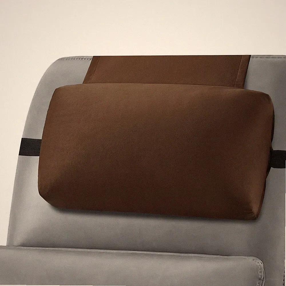 Head Recliner Pillow Adjustable Shredded Memory Foam Headrest Pillows for Rec...