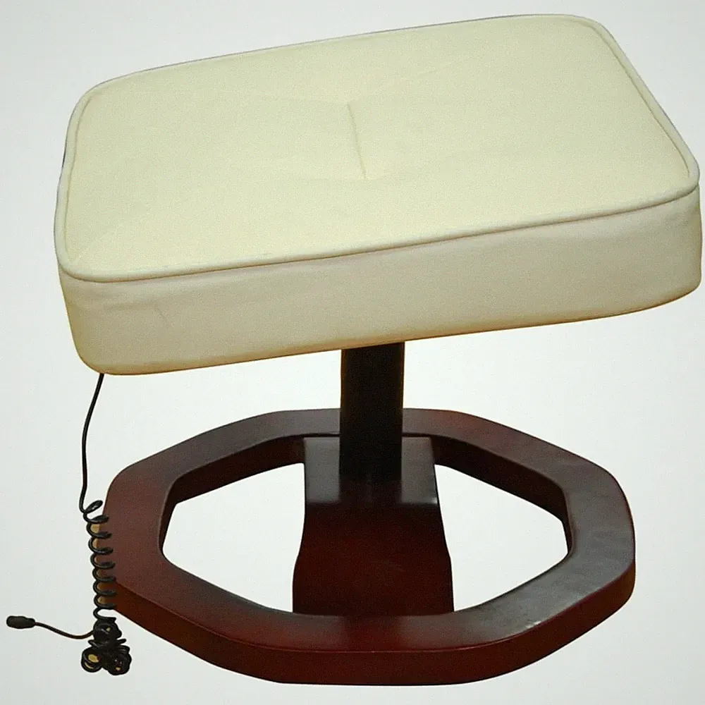 Massage Chair Swivel Recliner Leisure Reclining Chair Cream Faux Leather vidaXL