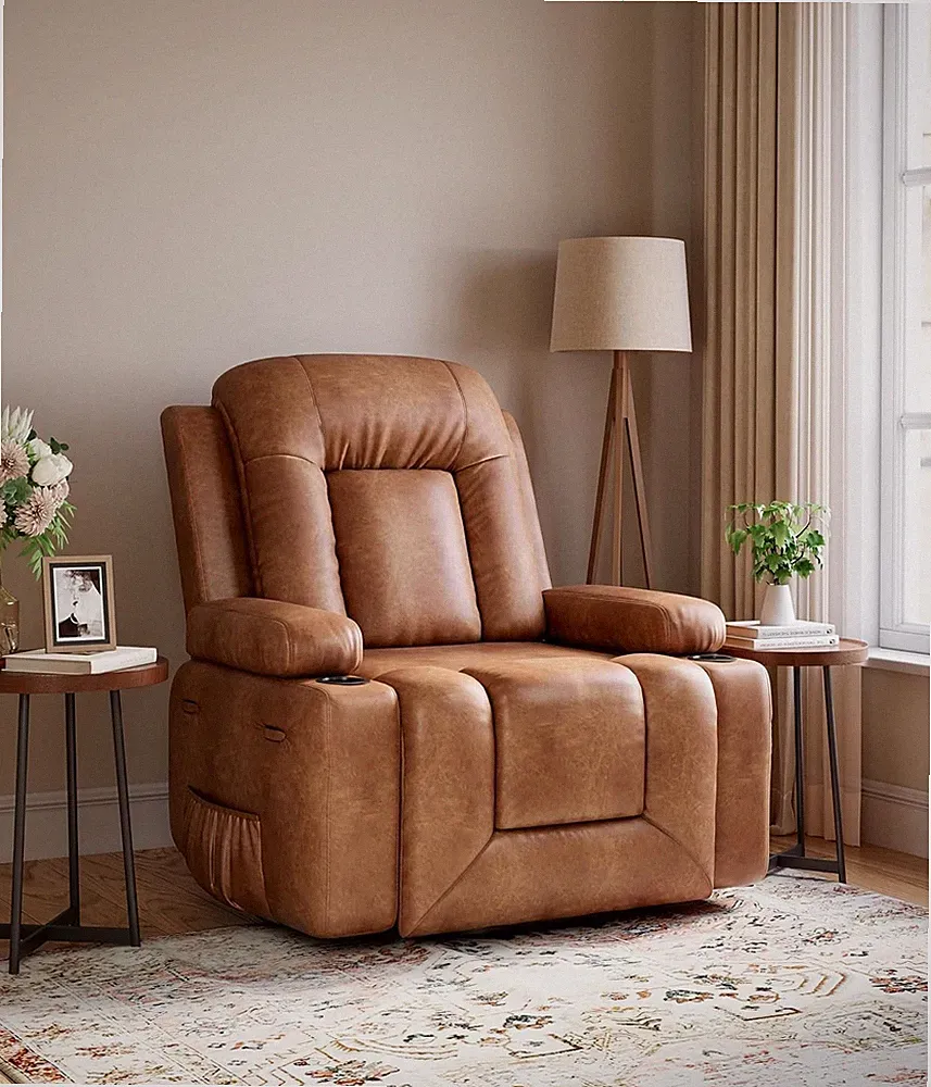 ⭐ Power Lift Recliner Chair 22" Wide Massage Heat Ergonomic Adjustable