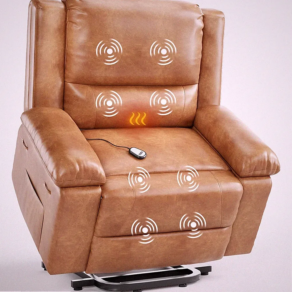 Power Lift Recliner Chair - Heat and Massage, Electric Lift Recliner for Elderly