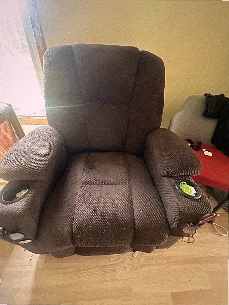 Recliner chair with heating/massage features everything works need gone asap