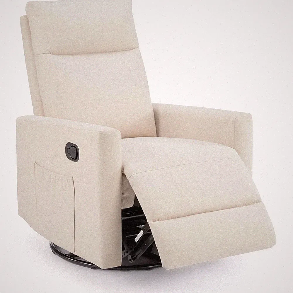 Swivel Rocker Recliner Chair Manual Glider Rocking Recliner Chair for Livingroom